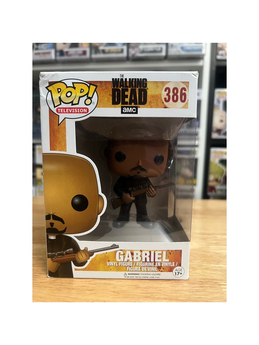 VAULTED Father Gabriel Stokes Funko Pop #386 Walking Dead Horror Zombie Comics